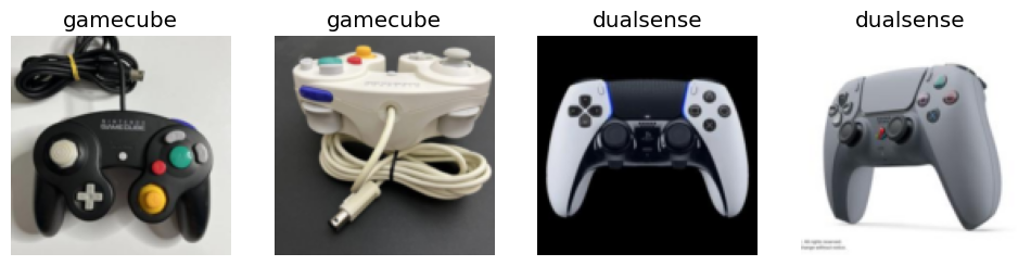 Sample batch of controller images